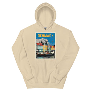 Grey Elephant in Denmark Hoodie