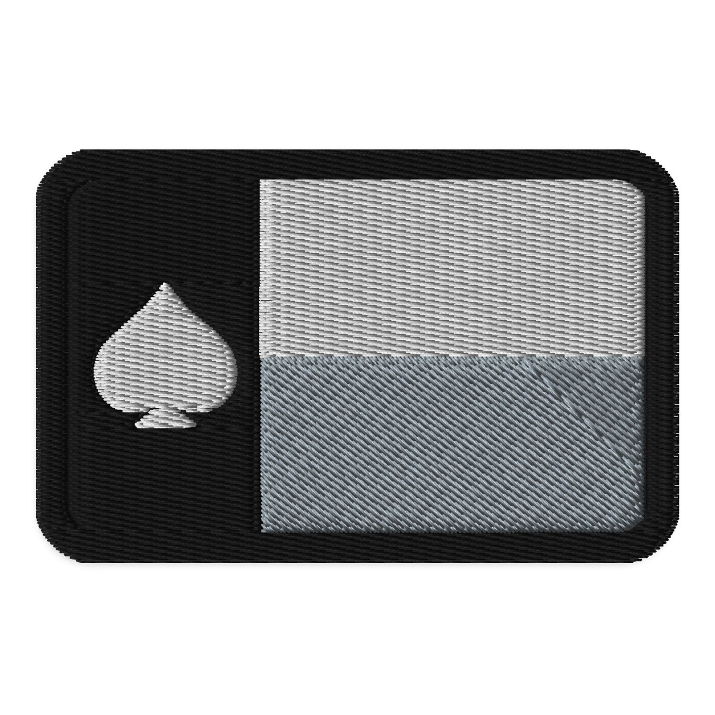 Lone Spade Embroidered Patch