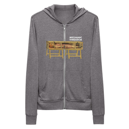 Sawing Zip Hoodie
