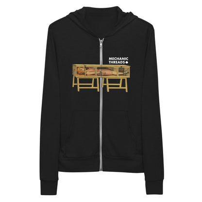 Sawing Zip Hoodie